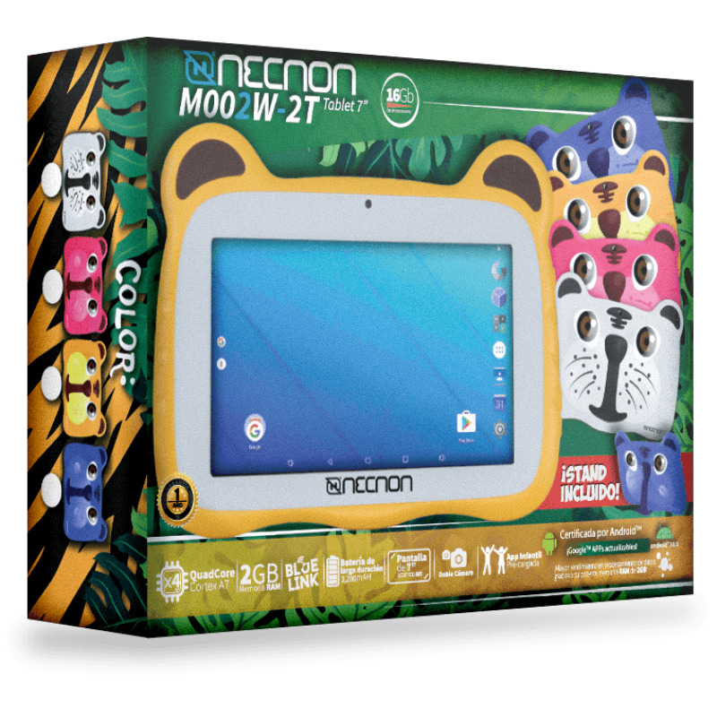 Necnon M002W-2T/BL tablet para niños 16 GB Azul image 3