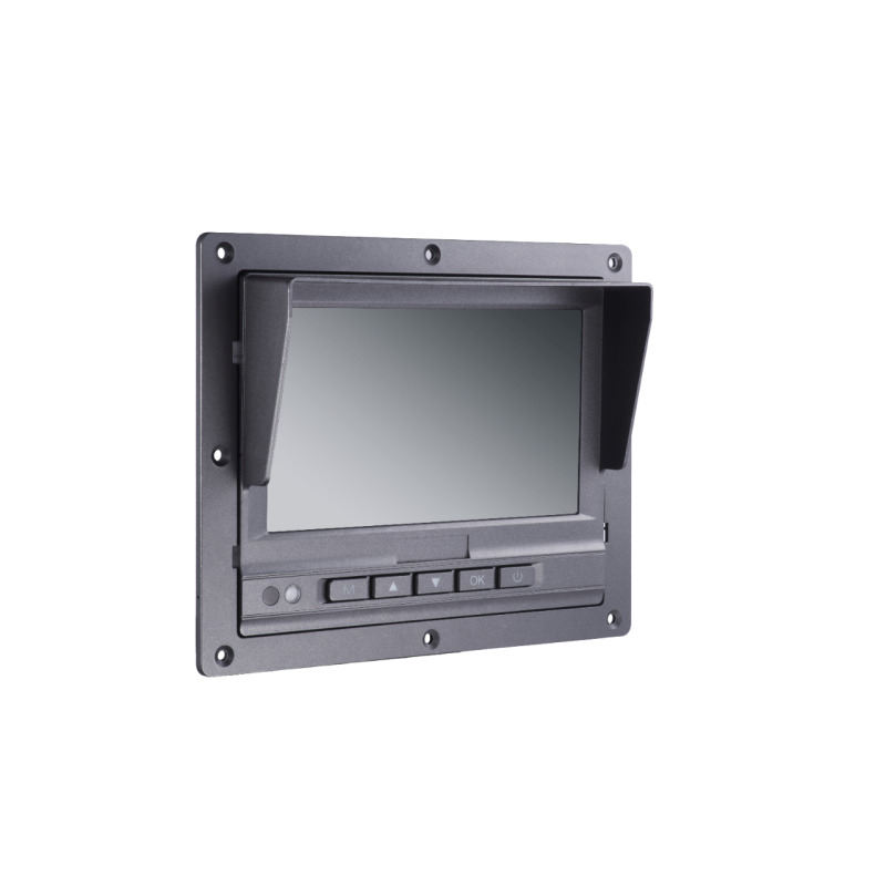 Monitor y Botones de 7 LCD / Compatible con DVR Móvil HIKVISION / Conector Tipo Aviación