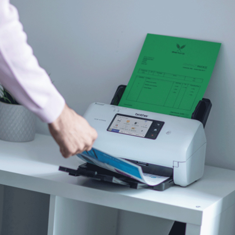 ESCANER BROTHER ADS4700W DE ESCRITORIO DOBLE CARA 40PPM,PANTALLA TACTIL DE 4.3, CONECTIVIDAD INALAMBRICA, ETHERNET Y USB 3.0 image 7