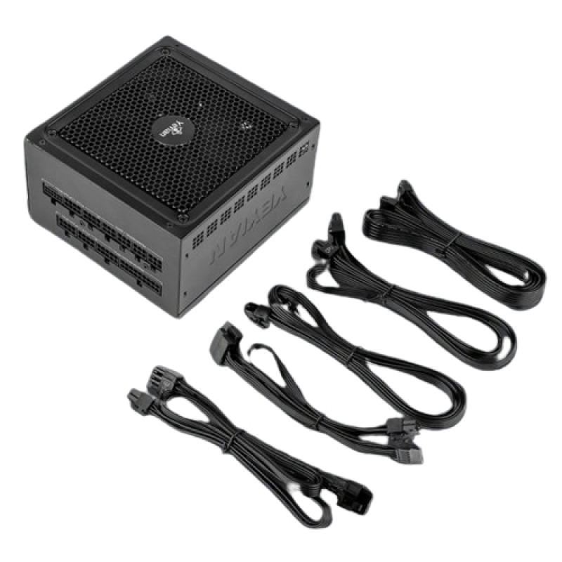 FUENTE DE PODER YEYIAN (YFG-85031-01) 850W, MODULAR, 80PLUS ORO, VENTILADOR DE 140 MM, NEGRO image 2