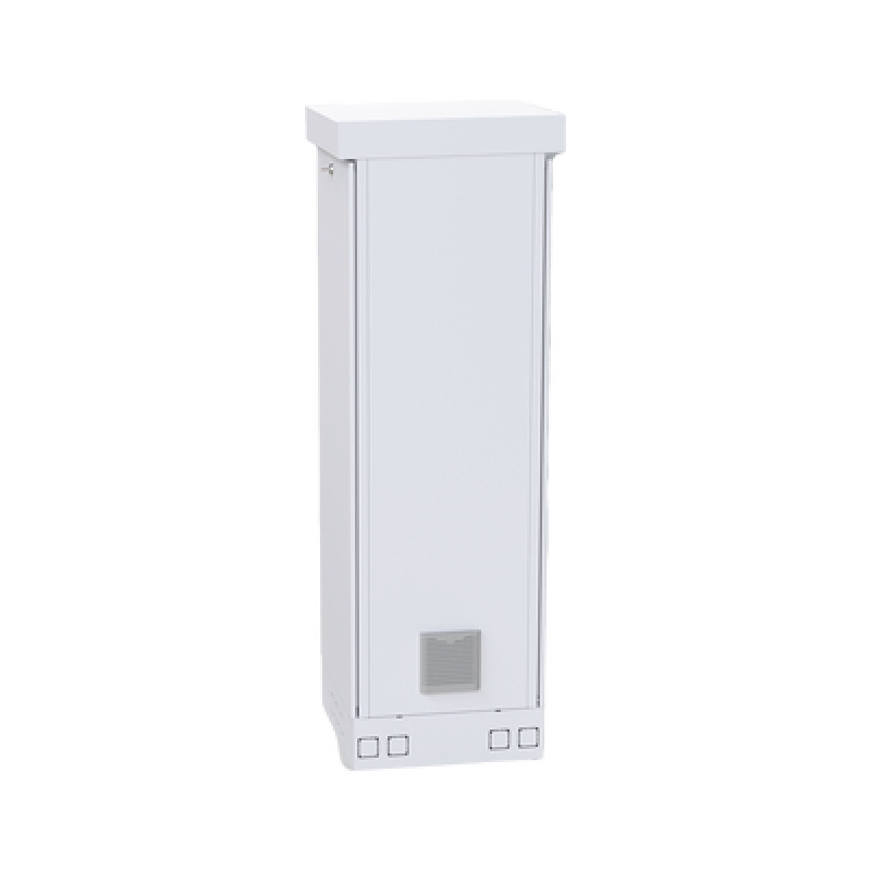 Gabinete para Piso Capacidad 31 Unidades de Rack Doble puerta y Postes frontales e intermedios ajustables Color Blanco Se envía el Gabinete Armado image 3