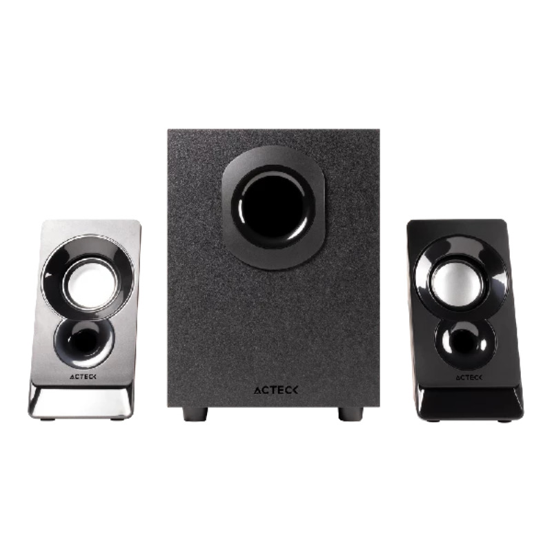 Bocinas Acteck 2.1 Subwoofer Elant Act AS470 Advanced Series Negro image 4