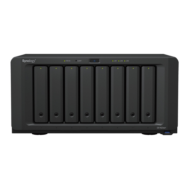 NAS SYNOLOGY DS1823XS+ /8 BAHIAS HASTA 144 TB /NUCLEO CUADRUPLE 3.3 GHZ/8GB DDR4/  LAN 2 GBE X2/ LAN 10GBE X1/USB 3.2 X3/ HOTSWAP/ SIN DISCOS DUROS/ AMD RYZEN V1780B image 2