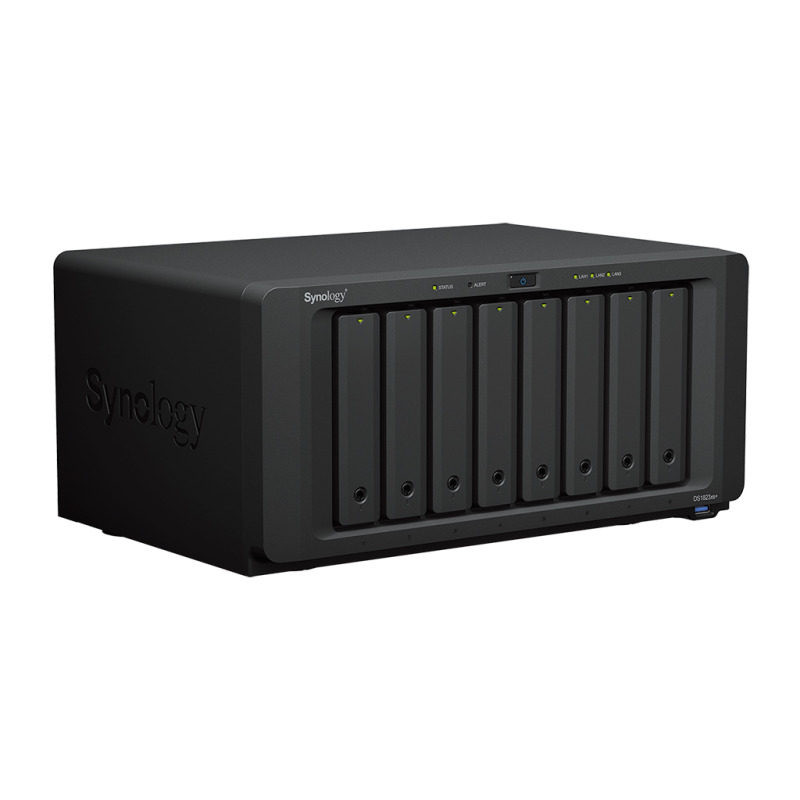 NAS SYNOLOGY DS1823XS+ /8 BAHIAS HASTA 144 TB /NUCLEO CUADRUPLE 3.3 GHZ/8GB DDR4/  LAN 2 GBE X2/ LAN 10GBE X1/USB 3.2 X3/ HOTSWAP/ SIN DISCOS DUROS/ AMD RYZEN V1780B image 7