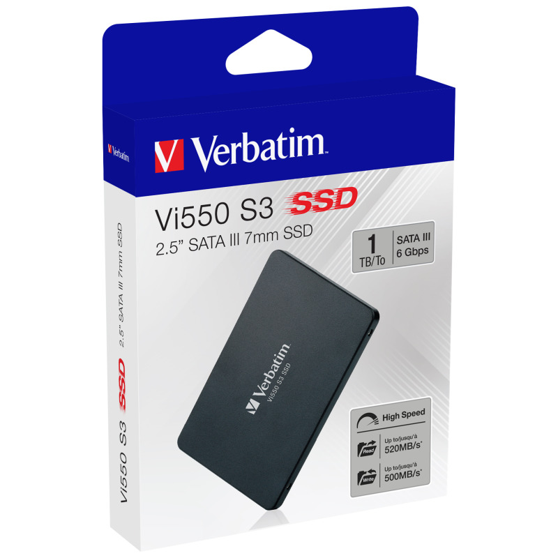 SSD 2.5 1TB VERBATIM SATAIII VI550 560/535 MB/S image 2