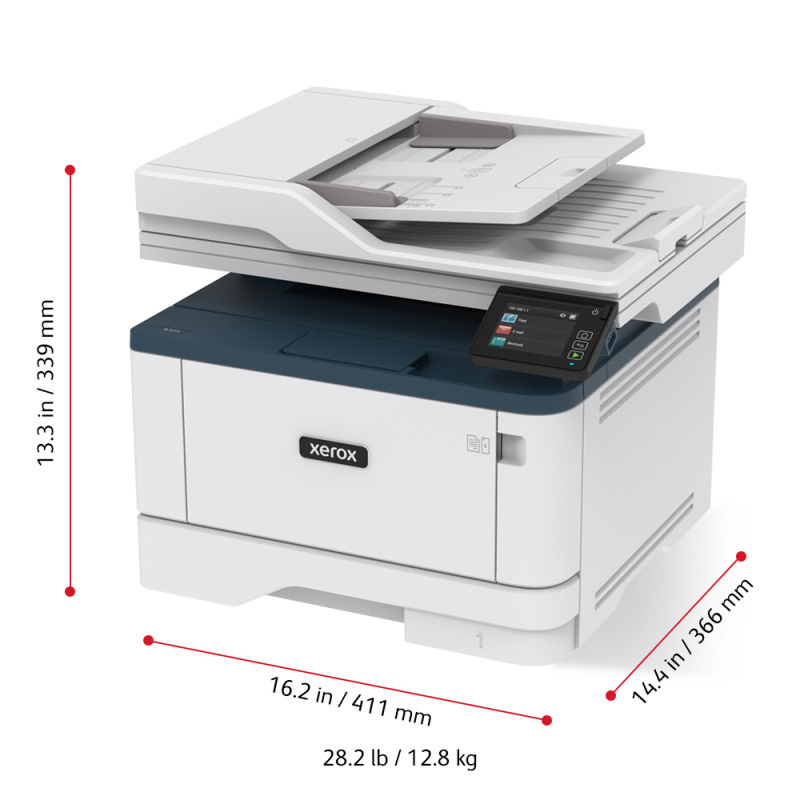 MULTIFUNCIONAL XEROX B315, 42PPM, LASER MONOCROMATICA, USB 2.0, ETHERNET RED, WIFI, DUPLEX, CARTA, A4 image 7