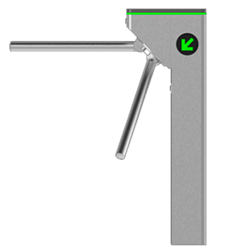 ZKTECO MTS1000 - Torniquete Bidireccional / Acero SUS304  / 110V / 25 x min / Carril 50 cm / Exterior Protegido / 2 millones de Ciclos / No cuenta con Lectores y Panel / Compatible con Equipos de Rostro, Palma, Huella, Tarjeta y Código QR image 7