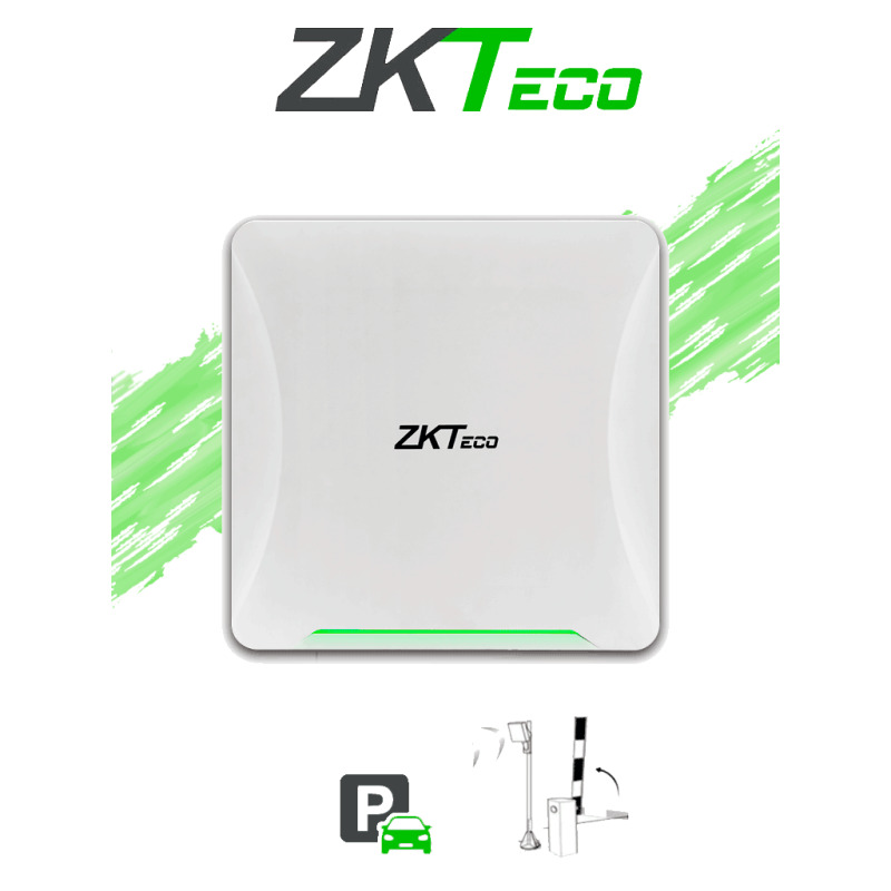 ZKTECO UHF5FPRO - Lector de Tarjetas UHF / Encriptada / Lectura de 1 a 5  Mts / Compatible con ZTA582004  y ZTA151004 / Requiere Fuente TVN0830052