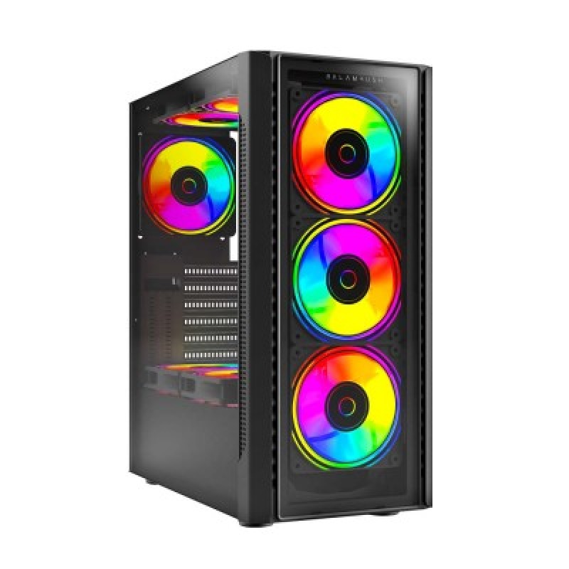 GABINETE GAMER BALAM RUSH DRAGONFLY CRYSTALGM745 / MEDIA TORRE / ATX, MICRO ATX, MINI ITX / VENTILADOR RGB / PANEL CRISTAL TEMPLADO, METAL / NEGRO / BR-935968 image 2