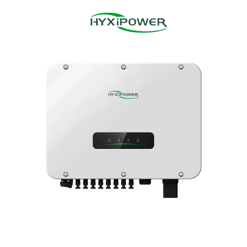 HYXIPOWER HYX-S30K-T 220V -  Inversor de cadena trifásico comercial,  Potencia de Salida 30,000 W, Protección contra sobretensión tipo II, Indice de Protección IP66, Administración remota