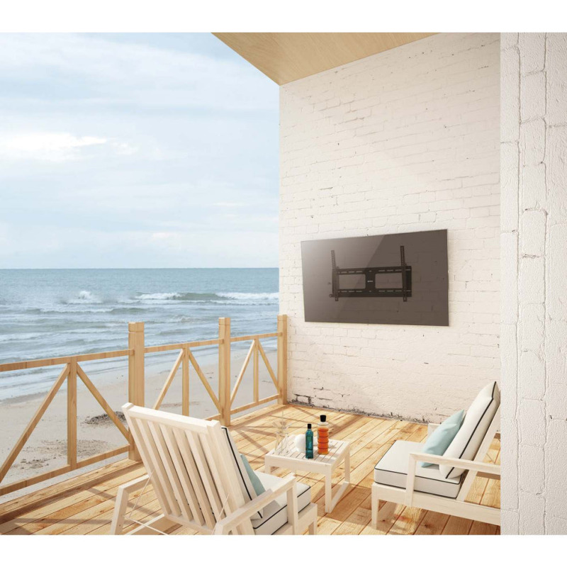 Soporte de Pared para TV Antirrobo Exterior, con Inclinación, para Pantallas de 37" a 86" , Soporte de Pared para TV Antirrobo Exterior Sostiene un TV de 37" a 86" de hasta 80 kg (176 lbs.), con diseño resistente a la intemperie y bloqueable, inclinación image 3
