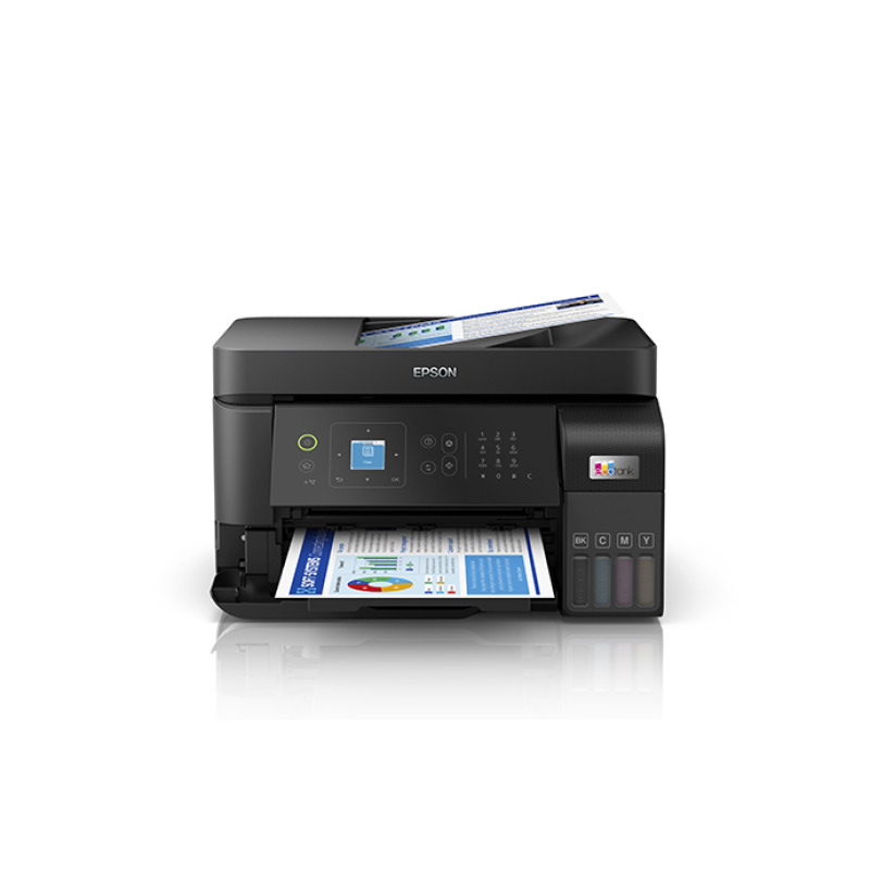 MULTIFUNCIONAL EPSON L5590, PPM 33 NEGRO/20 PPM COLOR, TINTA CONTINUA, ECOTANK, USB, WIFI, RED, ADF