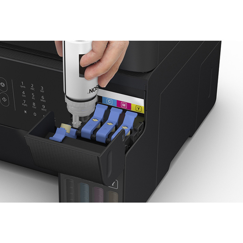 MULTIFUNCIONAL EPSON L5590, PPM 33 NEGRO/20 PPM COLOR, TINTA CONTINUA, ECOTANK, USB, WIFI, RED, ADF image 7