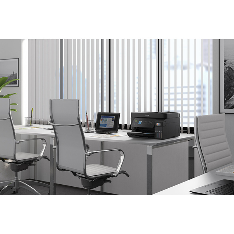 MULTIFUNCIONAL EPSON L5590, PPM 33 NEGRO/20 PPM COLOR, TINTA CONTINUA, ECOTANK, USB, WIFI, RED, ADF image 8