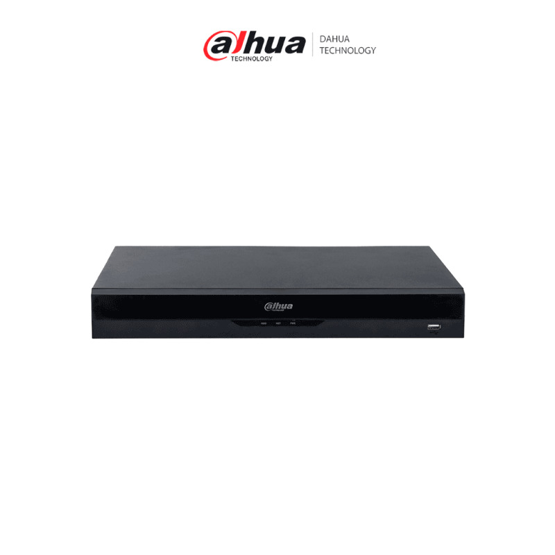 DAHUA DHI-NVR5216-8P-EI2- NVR IP 8k/ Acupick/ WizSense/ 16 canales 1U con 8 PoE, 2 HDD, H.265+/H.265, 448 Mbps, reconocimiento y detección facial, protección perimetral/ SMD Plus/ IA por cámara/ ANPR/ mapa de calor/8K HDMI output/