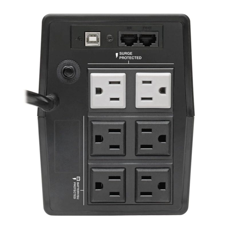 UPS INTERACTIVO TRIPP LITE  DE 700VA 350W CON 6 TOMACORRIENTES - AVR, 120V, 50HZ / 60HZ, LCD, USB, TORRE. GARANTíA LIMITADA DE 3 AñOS  image 3