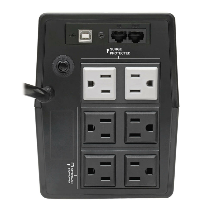 UPS INTERACTIVO TRIPP LITE  DE 700VA 350W CON 6 TOMACORRIENTES - AVR, 120V, 50HZ / 60HZ, LCD, USB, TORRE. GARANTíA LIMITADA DE 3 AñOS  image 4