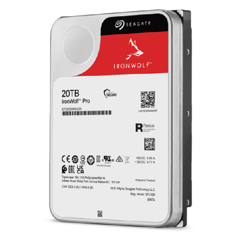 DISCO DURO INTERNO SEAGATE IRONWOLF PRO 20TB 3.5 ESCRITORIO SATA3 6GB/S 256MB 7200RPM 24X7 HOT-PLUG NAS SIN LIMITE DE BAHIAS image 5