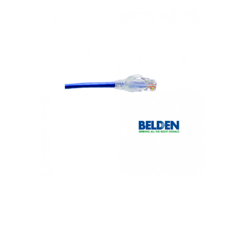 BELDEN C601106004- PATCH CORD/ CAT 6 +/ UNIVERSAL/ AZUL REY/ 4FT  image 4