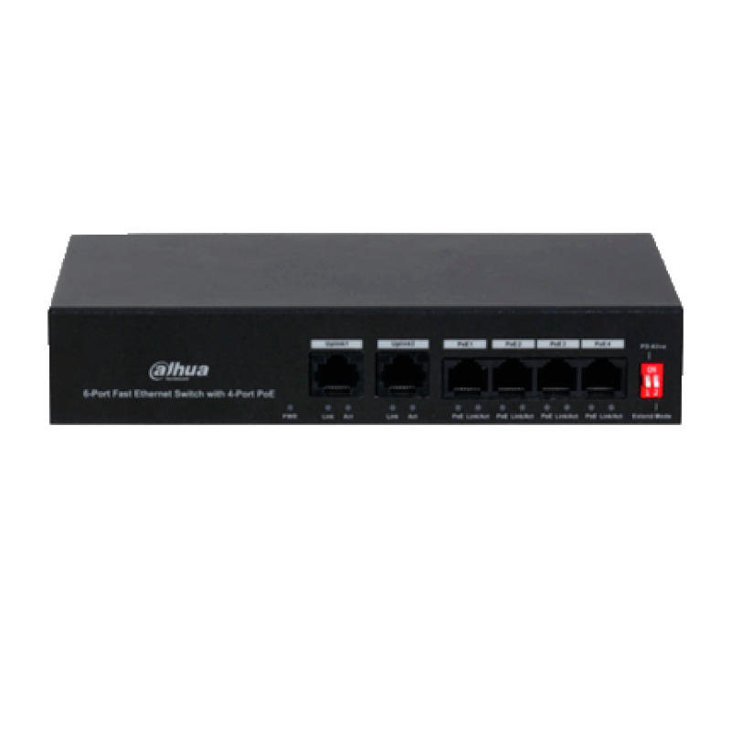 DAHUA KTP03 - Kit de Videportero IP/ Monitor de 7 Pulgadas. Frente de Calle y Switch PoE/ 6&1 E&S de Alarma/ Frente de Calle IP65/ IR/ Apertura Remota/ Controla 2 Puertas/ Switch de 4 Puertos PoE 10/100/ 2 Puertos Uplink/ #LoNuevo image 4