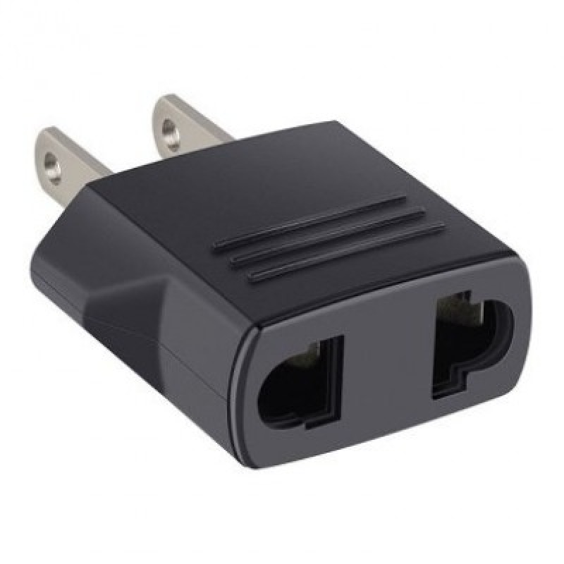 ADAPTADOR BROBOTIX DE CORRIENTE  EUROPEO A AMERICANO, NEGRO image 3