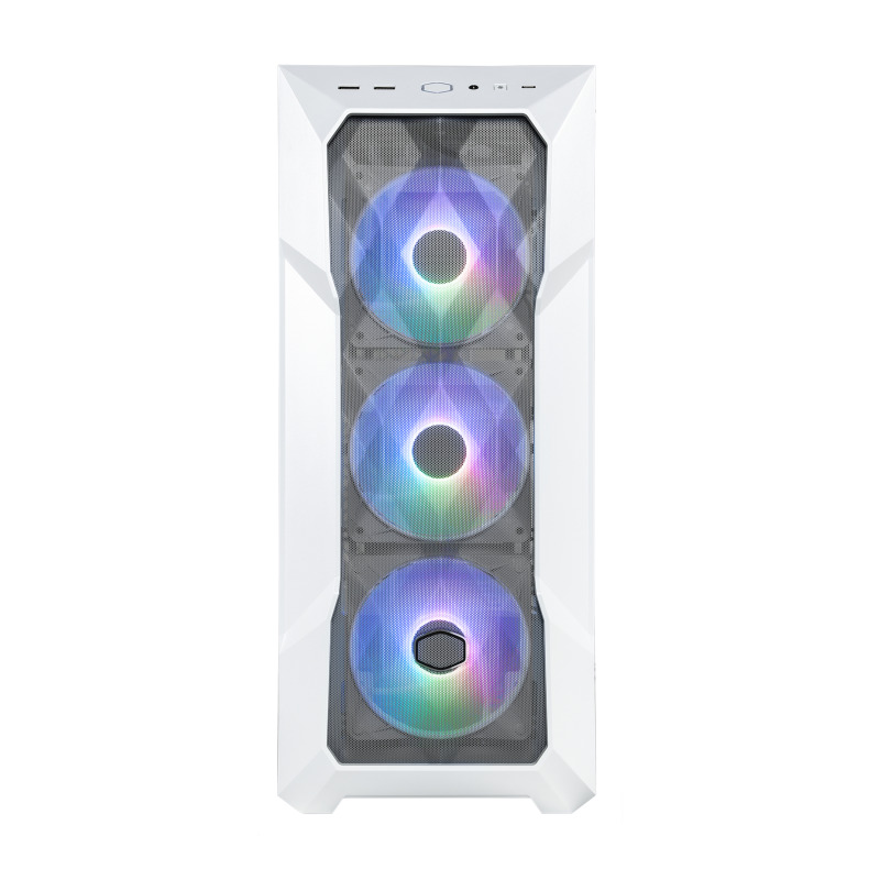 GABINETE COOLER MASTER MASTERBOX TD500 MESH V2/BLANCO/ATX/CRISTAL TEMPLADO/GAMER