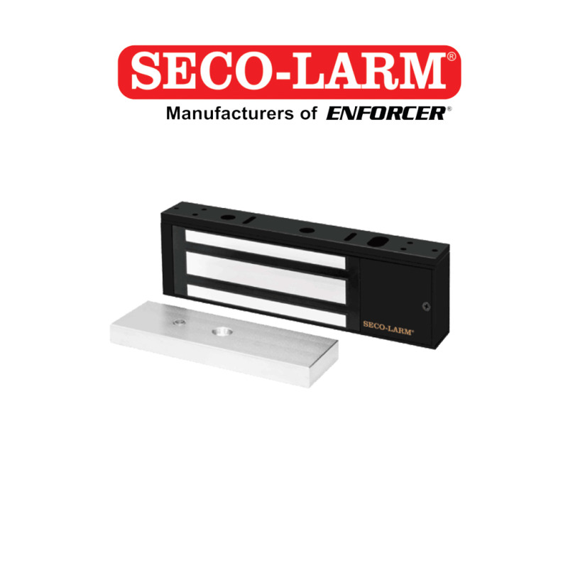 E941SB1K2PQ - Cerradura Electromagnética De 1200 Lb / Sensor De Adherencia / Voltaje Dual 12/24 VDC / Homologada UL image 2