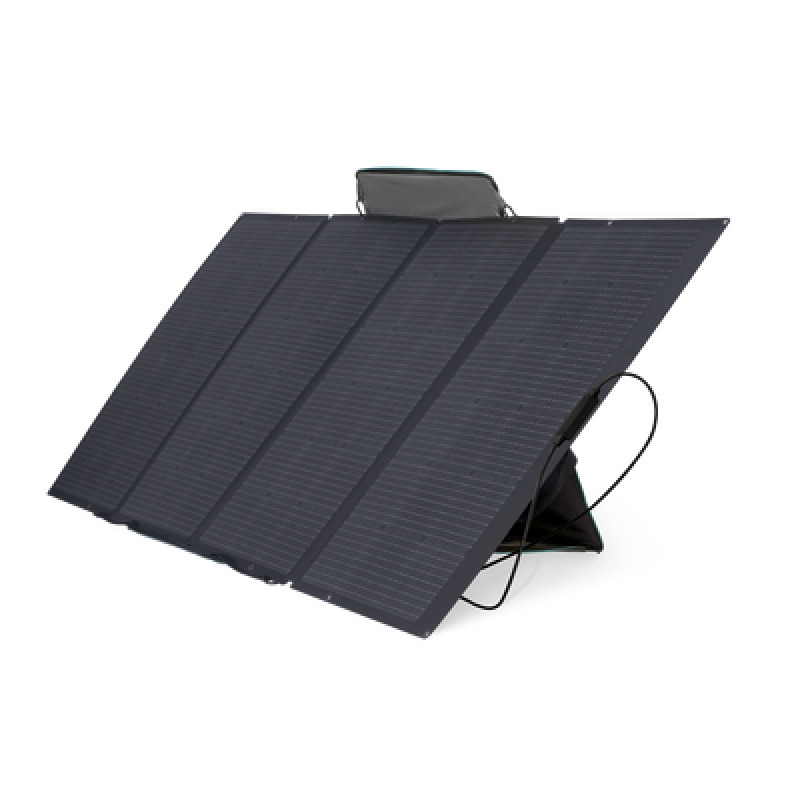 Módulo Solar Portátil y Flexible de 400W Recomendado para Estaciones Portátiles EFD330 EFD350 ó EFD500 / Ajuste de Ángulo / Carga Eficiente / Incluye Cable XT60 a MC4 image 2