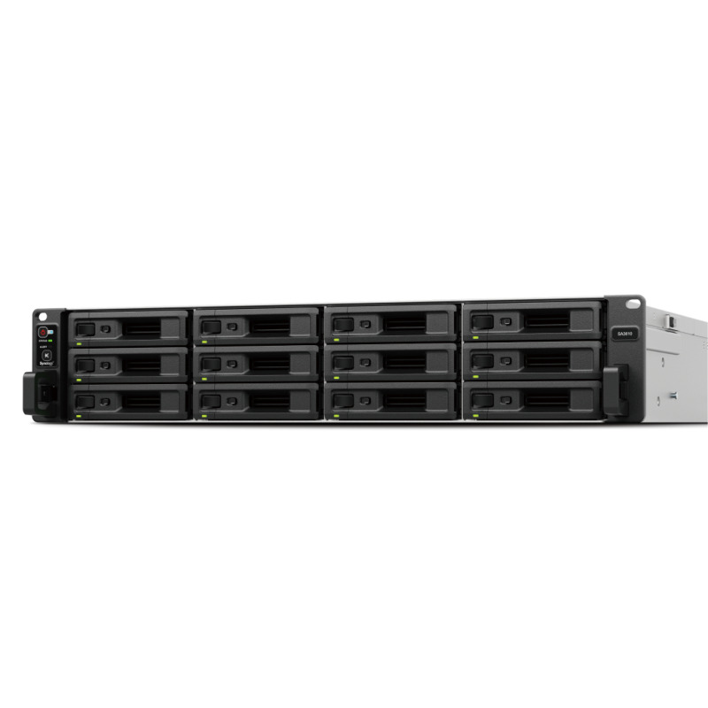 Servidor NAS para rack de 12 bahías / Expandible hasta 180 bahías / Hasta 1536 TB