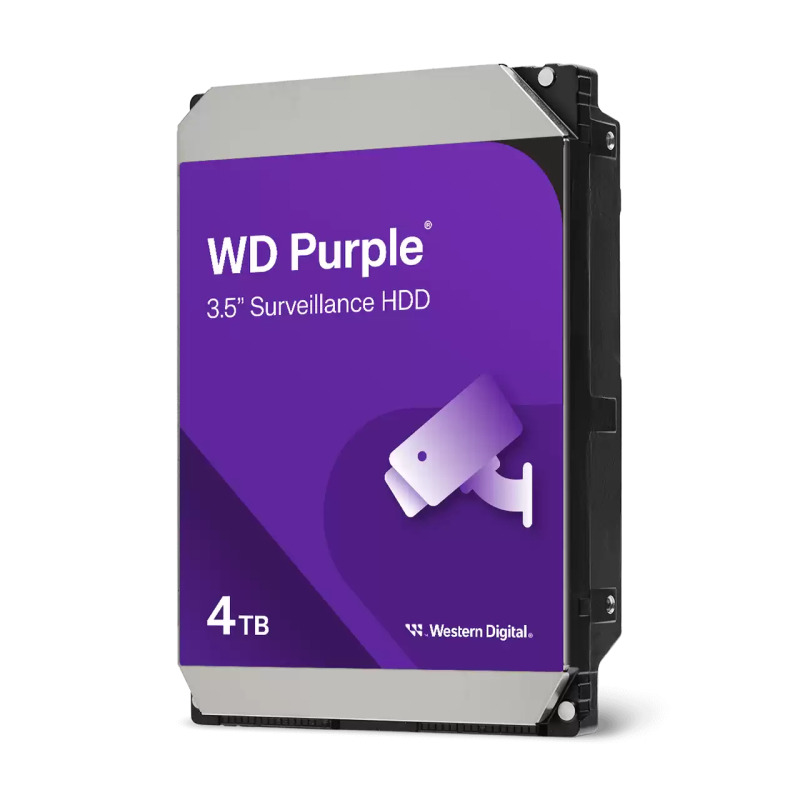 WESTERN DIGITAL WD44PURZ -  Disco Duro de 4TB Purple/ Especial para Videovigilancia/ Trabajo 24/7/ Interface: Sata 6 Gb/s/ Hasta 64 Cámaras/ Hasta 16 Bahías de Discos Duros/ 180Mb/S /3 Años de Garantía image 2