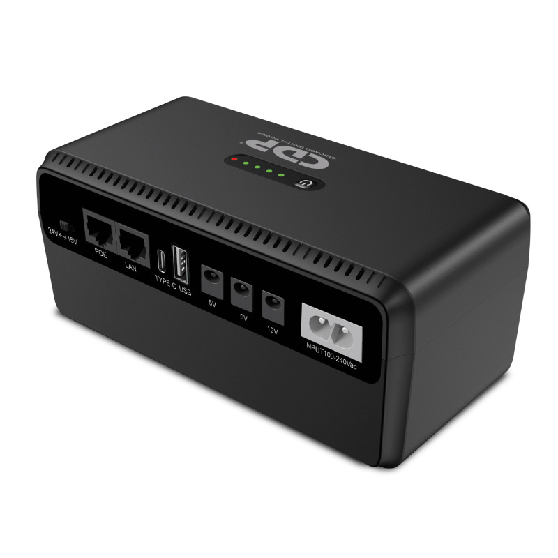 NO BREAK INTERACTIVO CDP DE 20KMAH/18 WATTS 5,9,12,/1A,2A , POE/LAN/USB BATERIA DE LITIO image 4
