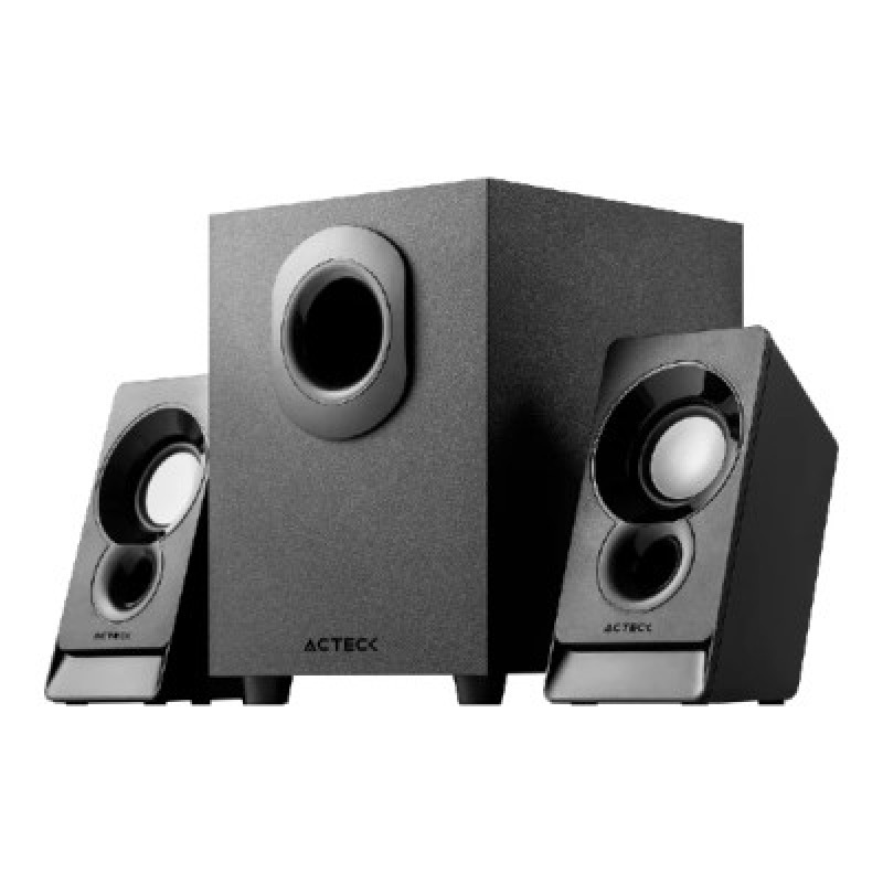 Bocinas Acteck 2.1 Subwoofer Elant Act AS470 Advanced Series Negro image 2