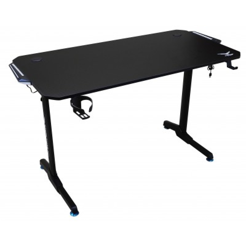 Escritorio Gamer Naceb Fibra de Carbon 130x60x75 CM Negro