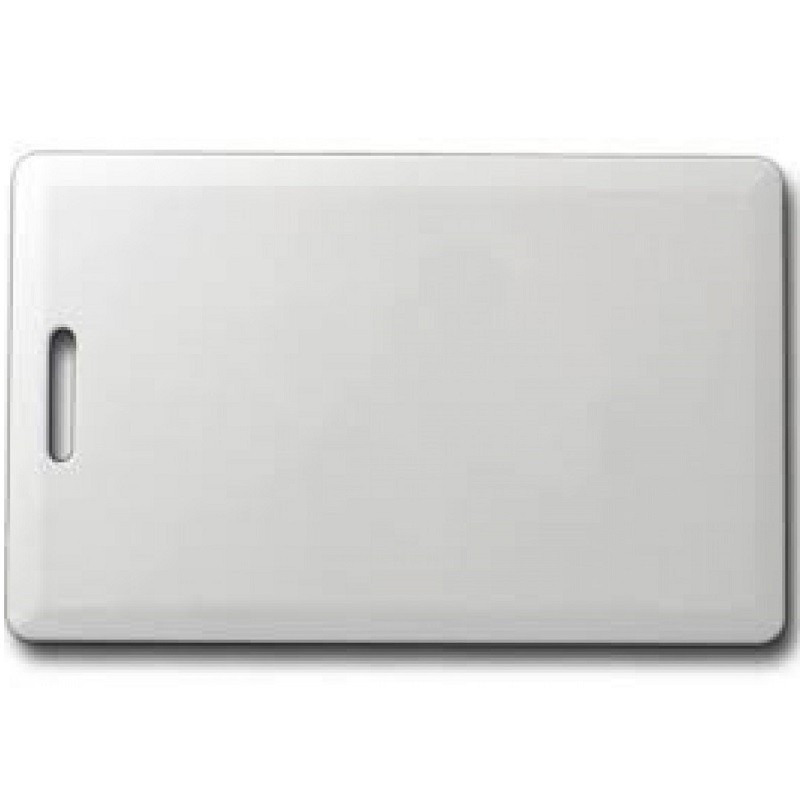 TARJETA BLANCA TIPO CLAMSHELL DE PROXIMIDAD EM 125KHZ