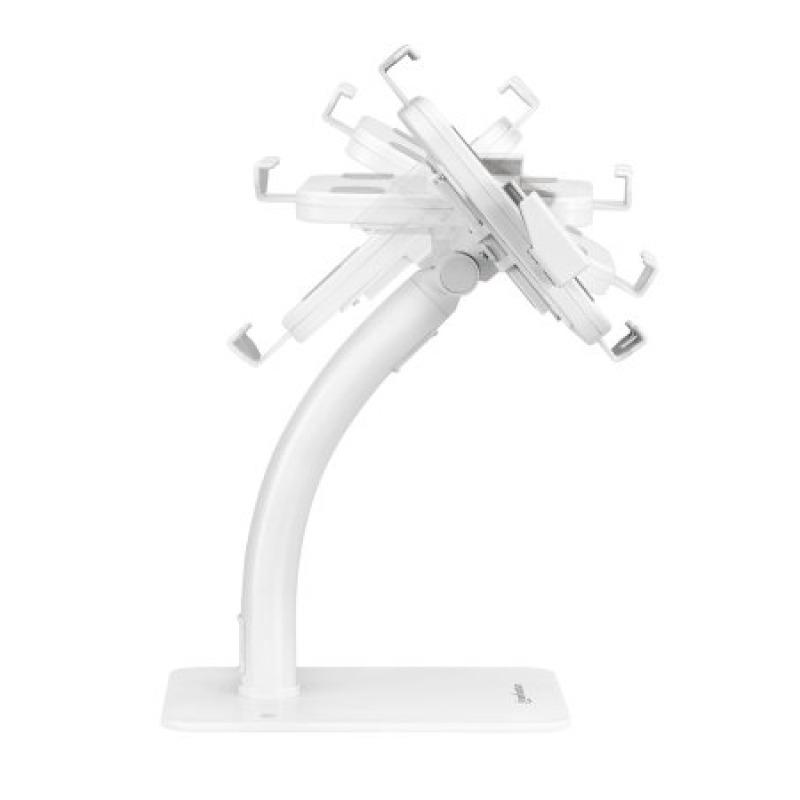 MANHATTAN 406352 - Soporte antirrobo para Tablet y iPad / Soporte universal para tabletas de 7,9" a 11", para escritorio, con rotación de 360°, inclinación de +20° a -110°, blanco image 6