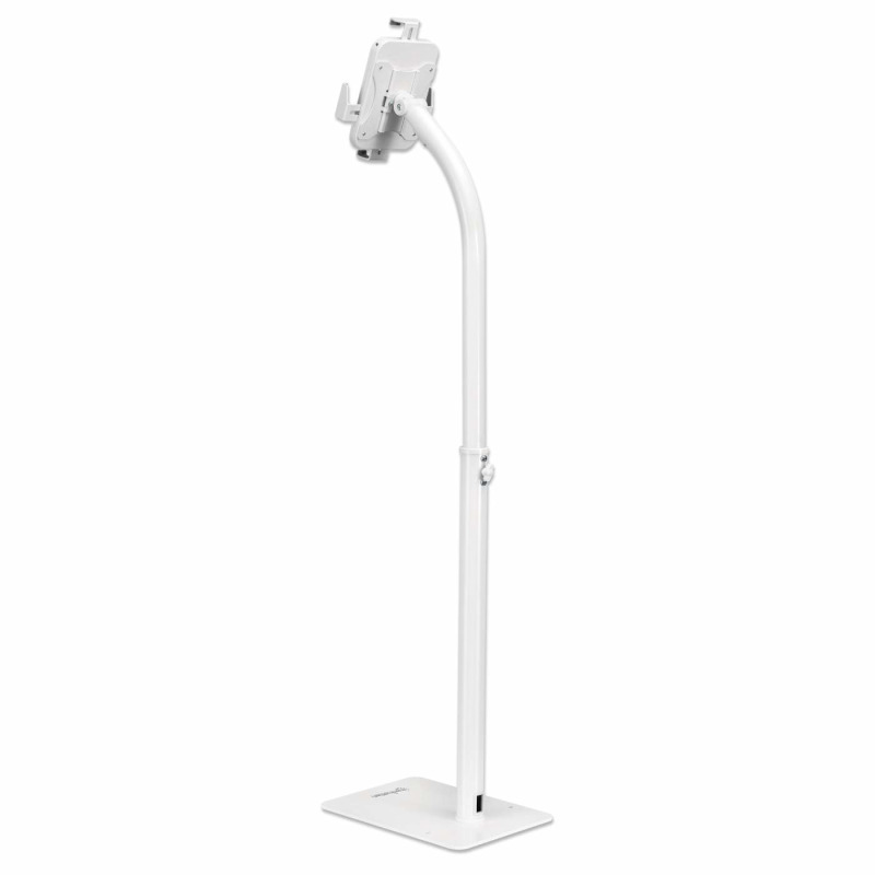MANHATTAN 406345 - Soporte de suelo antirrobo para tablet y iPad Soporte de pie con altura ajustable y bloqueable para tabletas de 7,9" a 11", rotación de 360° image 5