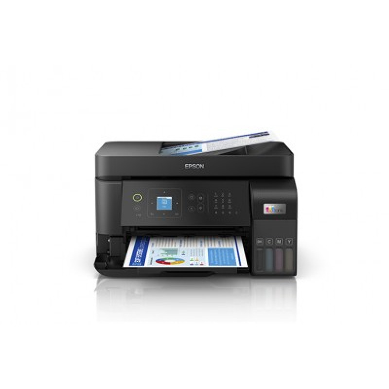 MULTIFUNCIONAL EPSON L5590, PPM 33 NEGRO/20 PPM COLOR, TINTA CONTINUA, ECOTANK, USB, WIFI, RED, ADF image 2