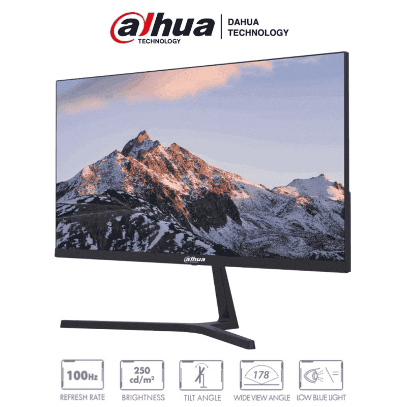 DAHUA LM24-B200S - Monitor de 23.80 Pulgadas/ Ultra Delgado/  1920×1080 (FHD)/ Angulo de Visualización de 178 Grados/ Altavoces Integrados/ HDMI&VGA/ Diseño de Micro Bisel/ #LoNuevo image 2