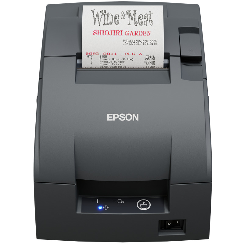 Miniprinter Epson TM-U2200IIB-042 Matriz de puntos Usb Cutter color Negra