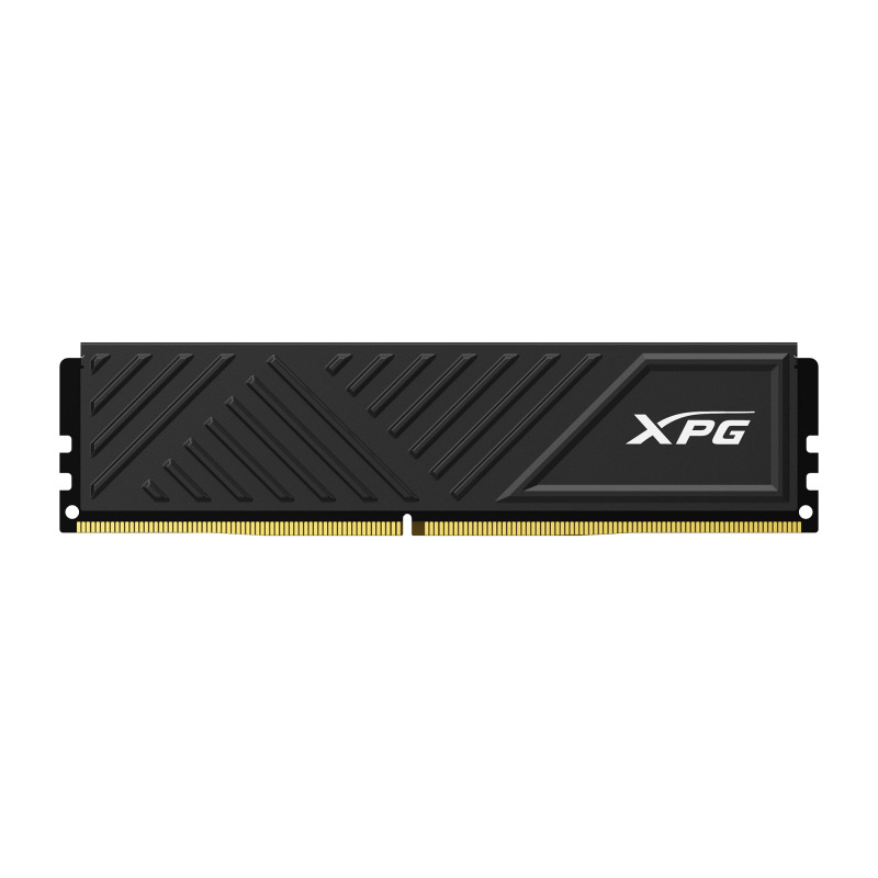 MEMORIA XPG SPECTRIX D45G UDIMM DDR4 8GB PC4-25600 3200MHZ CL19 288PIN 1.35V CON DISIPADOR PC/GAMER COLOR NEGRO (AX4U32008G16A-SBKD35)