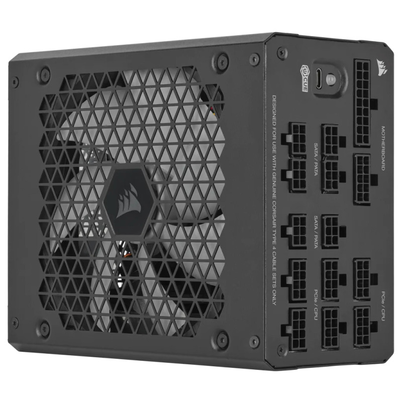FUENTE DE PODER CORSAIR (CP-9020259-NA) HX1000I,1000W,FULL MODULAR,80 PLUS PLATINUM,NEGRO