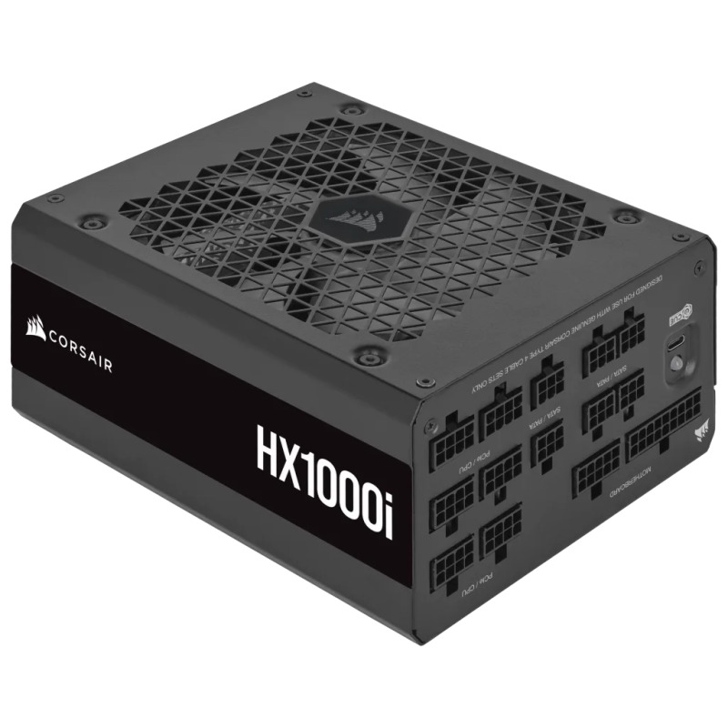 FUENTE DE PODER CORSAIR (CP-9020259-NA) HX1000I,1000W,FULL MODULAR,80 PLUS PLATINUM,NEGRO image 2