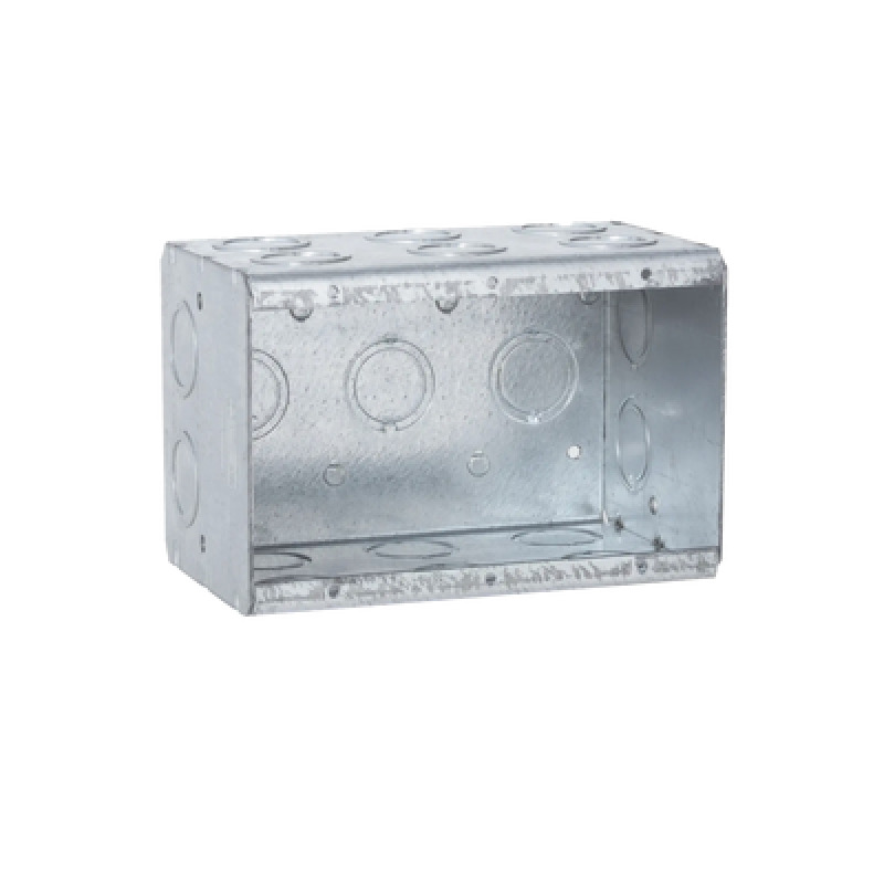 Caja Multigang de 3 Gangs/ Profundidad de 31/2/ 19 Entradas de 1/2  3/4