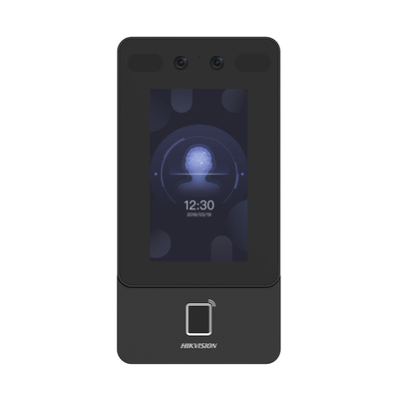 Terminal Min Moe PoE  WiFi de Reconocimiento Facial y Huella co Lector PROX EM / Exterior IP65  / Hasta 15 mts en Lectura de Rostro / Soporta P2P / 1500 Rostros / 3000 Huellas / Salida 12 Vcd para Chapa / PoE