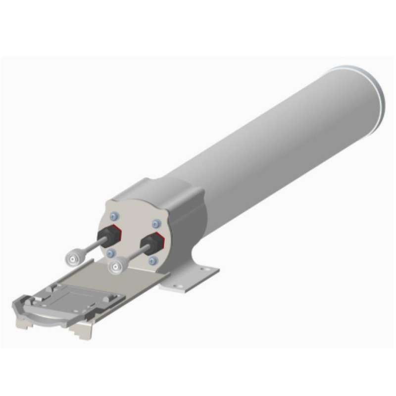 Antena Omnidireccional en 24 GHz Rango de Frecuencias 23  25 GHz Ganancia de 10 dBi Doble Polaridad MIMO 2x2 Incluye Jumpers