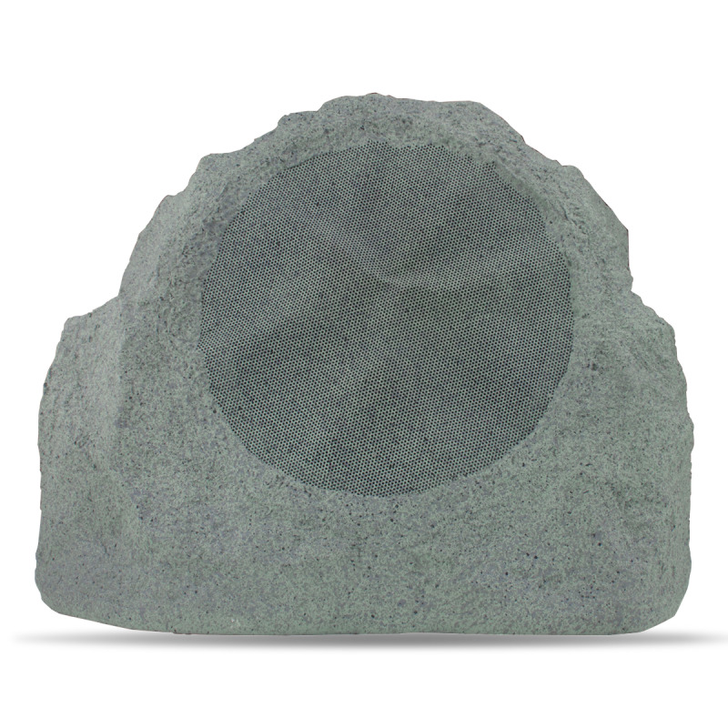 Altavoz Exterior de 2 vías con forma de roca Woofer de polipropileno de 8  Tweeter de titanio de 1 Gris 5  150 W 8 ohms