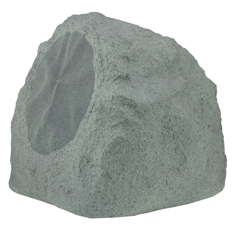 Altavoz Exterior de 2 vías con forma de roca Woofer de polipropileno de 8  Tweeter de titanio de 1 Gris 5  150 W 8 ohms image 3