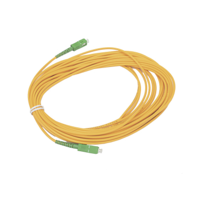 Jumper de Fibra Óptica Simplex Monomodo con Conectores SC/APCSC/APC 10 metros