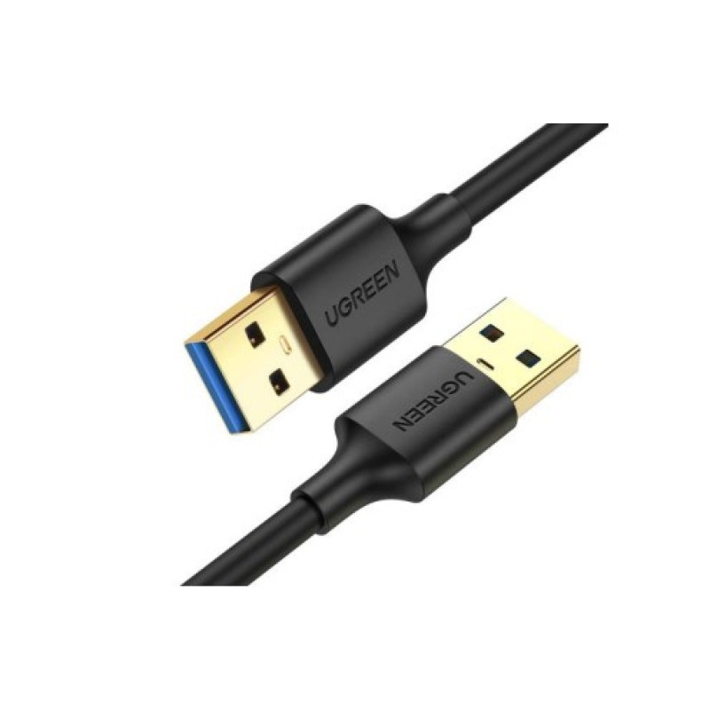 Cable USBA 30 a  USBA 30 / 2 Metros / Macho a Macho / Conector Niquelado / Núcleo de Cobre Estañado / Blindaje Múltiple / Velocidad 5Gbps / No Requiere Controlador / Compatible con USB20 Y USB 11