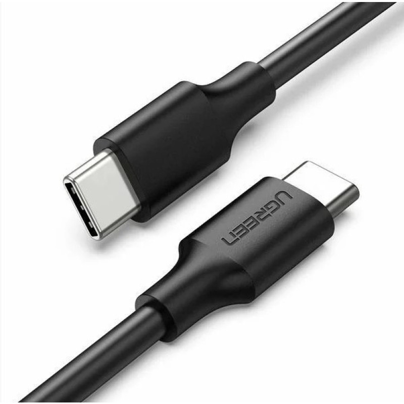 Cable USBC a USBC | 1 Metro | Carga Rápida de hasta 60W | Transferencia de datos de 480 Mbps | PD30 | QC 40/30/20 | FPC | AFC | Duradero y Flexible| Caja ABS | Cubierta de TPE | Color Negro